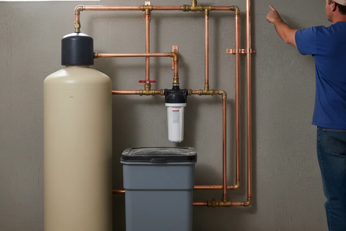 Whole-house water treatment system installed in Zebulon